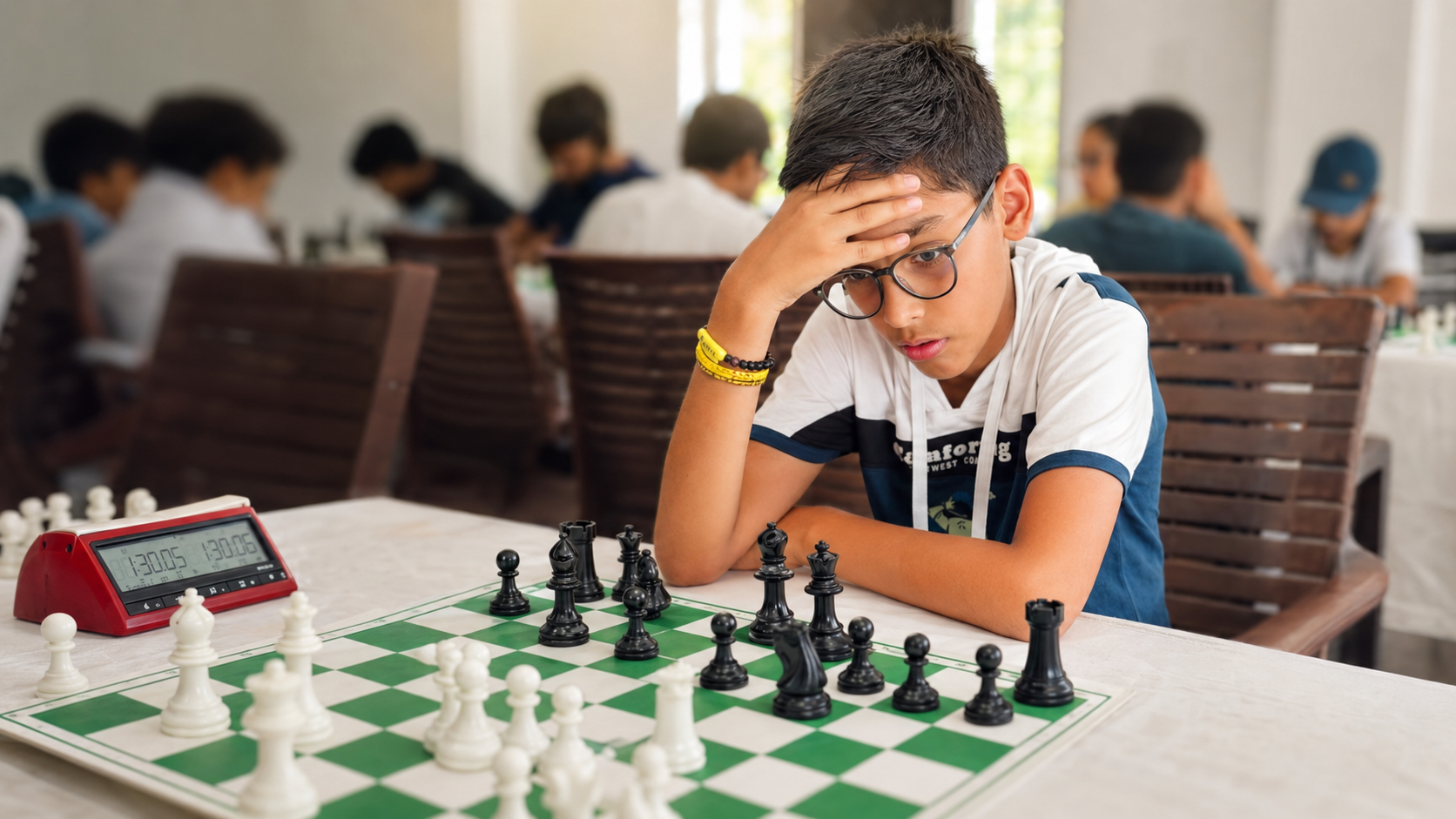 Nidhir Nagar, student at Creative Minds Chess Academy